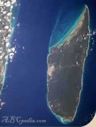 foto satelital de Cozumel