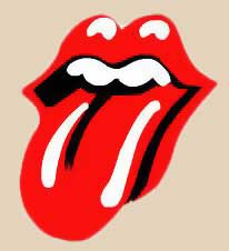 icono clásico de los rolling stones: la boca sacando la lengua