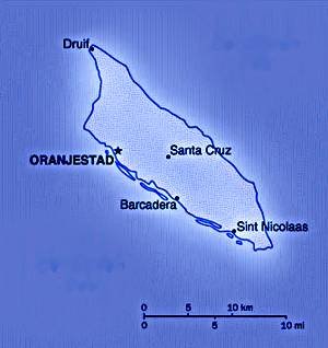 mapa+aruba