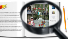 práctica de rafting de turismo