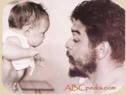 el che con un niño