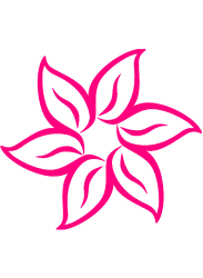 dibujo flor de línea