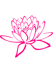 dibujo de flor de loto