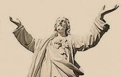 estatua de Jesús