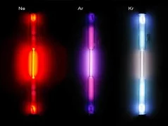 colores luz lamparillas gases nobles